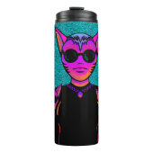 Feline character thermosbeker (Voorkant)