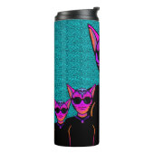 Feline character thermosbeker (Gedraaid links)