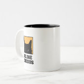 Feline Curious amoureux des chats Mug (Devant gauche)