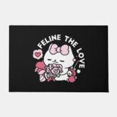 Feline de Liefde - Schattigee Valentijn's Cat Desi Deurmat (Voorkant)