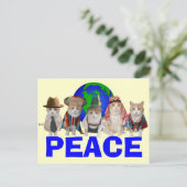 Feline Diplomatic Corps Briefkaart (Staand voorkant)