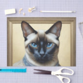 Feline Elegant Siamese Tissuepapier (Craft)