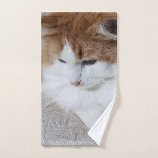 (Feline Fancy) Kat Overpeinzing: Kat Foto Bad Handdoek (Handdoek)