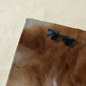 (Feline Fancy) Kat Overpeinzing: Kat Foto Strandlaken (In situ)