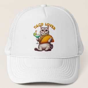 Feline Fiesta Met Taco en Drink Trucker Pet
