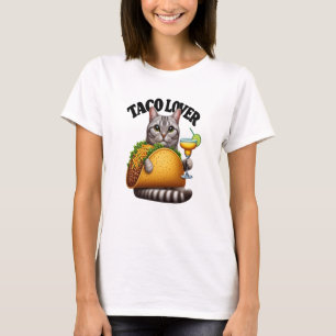 Feline Fiesta: Taco Cat T-shirt