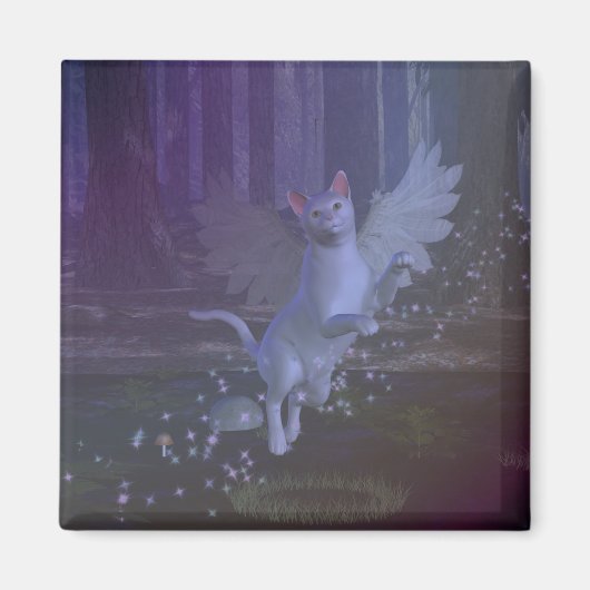 Feline Flight Magnet Magneet (Voorkant)