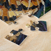 Feline & Floral | Cute Artistic Cat  Legpuzzel (Zijkant)