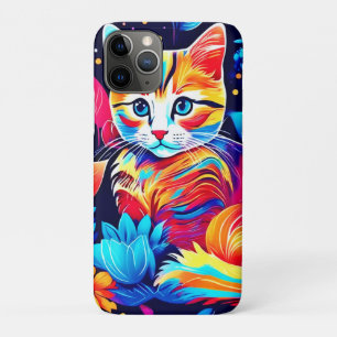 Feline Floral Fantasy iPhone 11 Pro Hoesje