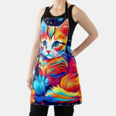 Feline Floral Fantasy Schort (Insitu)
