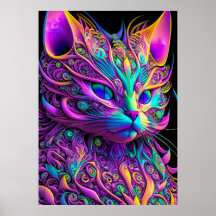 Feline Fractal Beauty 245