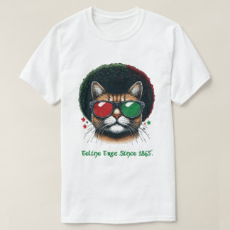 Feline Free beroemd gemaakt door Juneteenth Cat Ar T-shirt