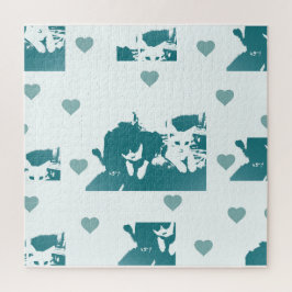 Feline Friends. Adorable Kitten Duo. Legpuzzel