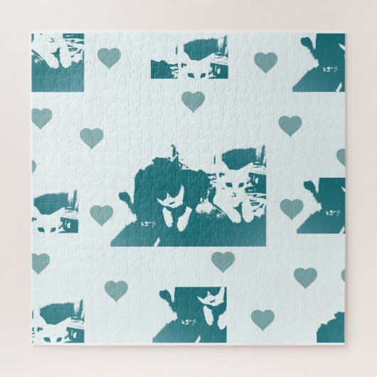 Feline Friends. Adorable Kitten Duo. Legpuzzel (Verticaal)