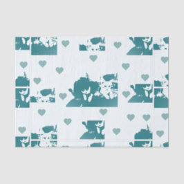 Feline Friends. Adorable Kitten Duo. Tissuepapier