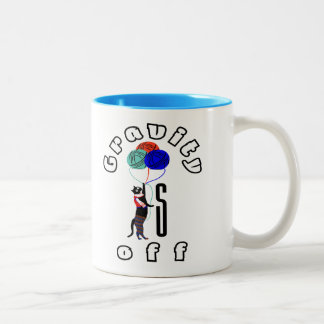 Feline Fun Tweekleurige Koffiemok