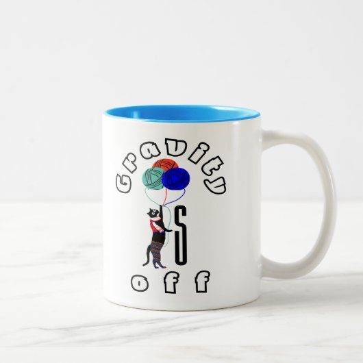 Feline Fun Tweekleurige Koffiemok (Rechts)