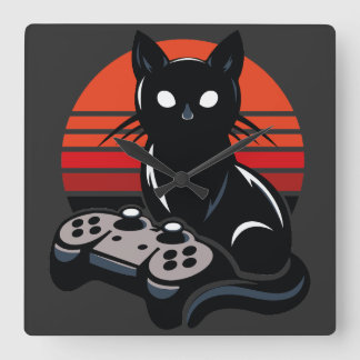 Feline Gamer: The Pavsome Controller Kronieken Vierkante Klok