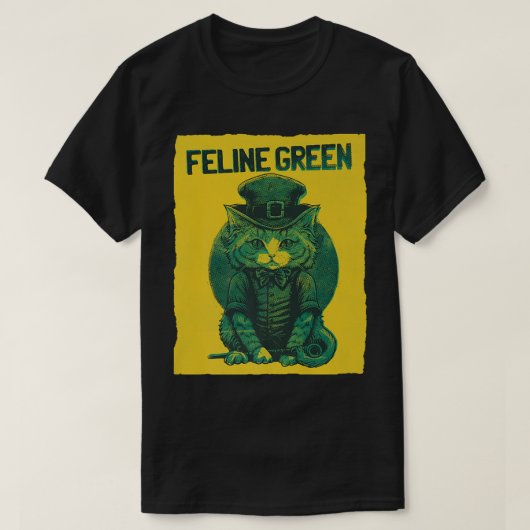 Feline Green St T-shirt (Design voorkant)