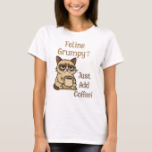 Feline Grumpy T-shirt (Voorkant)