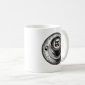 Feline in mijn beker koffiemok (Voorkant rechts)