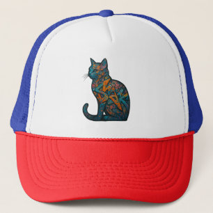 Feline Inferno Trucker Pet