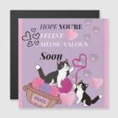 "FÉLINE MeOw-Valouse carte magnétique (Devant / Derrière)