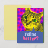 Feline Mieux ? OBTENEZ LA CARTE BIEN RECOURIR Mari (Devant / Derrière)