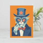 feline oom Sam wil je Kaart (Staand voorkant)