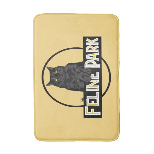 Feline Park Badmat (Voorkant Verticaal)