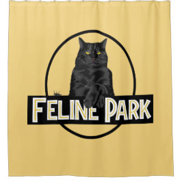 Feline Park Douchegordijn