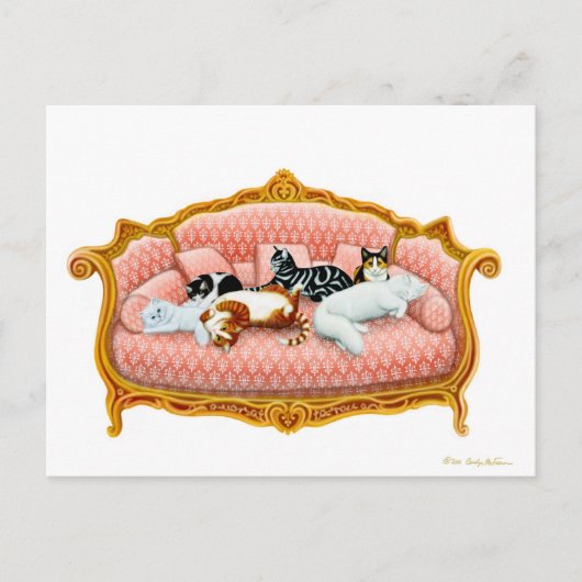 Feline Royalty Briefkaart (Voorkant)