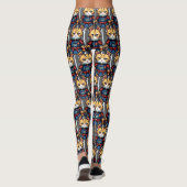 Feline Samurai Warrior Leggings (Achterkant)