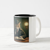Feline Sleuth : Une mystérieuse Mug De Café (Devant droit)