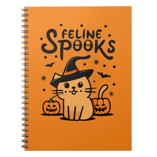 Feline Spooks Notitieboek (Voorkant)