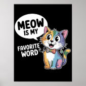 Feline Vocal Preference Poster (Voorkant)