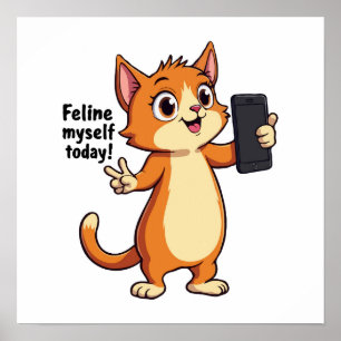 Feline zelf vandaag poster