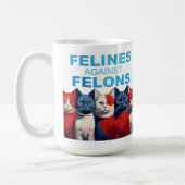 Felines Against Felons - KAMALA 2024 mug (Gauche)