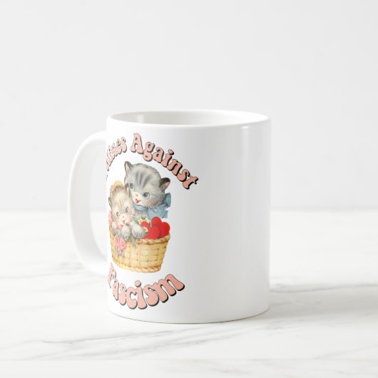 Felines tegen fascisme koffiemok (Voorkant links)