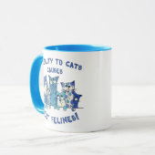 Felines wreedheid tegen katten mok (Voorkant links)