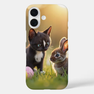 Felini & Fluffy: Een paasverhaal van twee vrienden iPhone 16 Hoesje