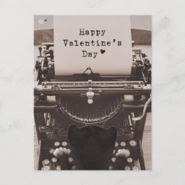 Felini Kat Typen Gelukkig Valentijnsdag - Feestdagenkaart