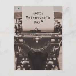 Felini Kat Typen Gelukkig Valentijnsdag - Feestdagenkaart