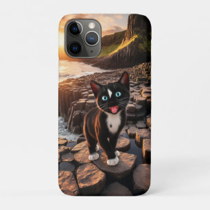 Felini's Ierse avontuur - De Giant's Causeway iPhone 11 Pro Hoesje