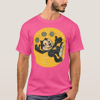 Felix de kat - spelen bal retro t-shirt