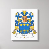 Felix Family Crest Canvas Afdruk (Voorkant)