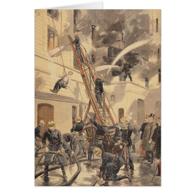Felix Faure avec les pompiers (Devant)