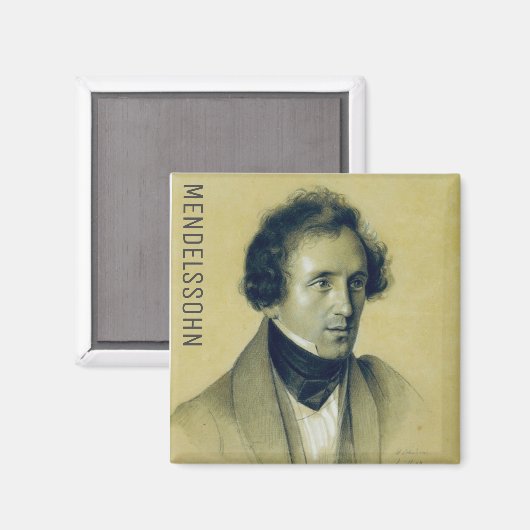 Felix Mendelssohn (1834) Magnet (Recto/Verso)
