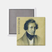 Felix Mendelssohn (1834) Magnet Magneet (Voorkant / Achterkant)