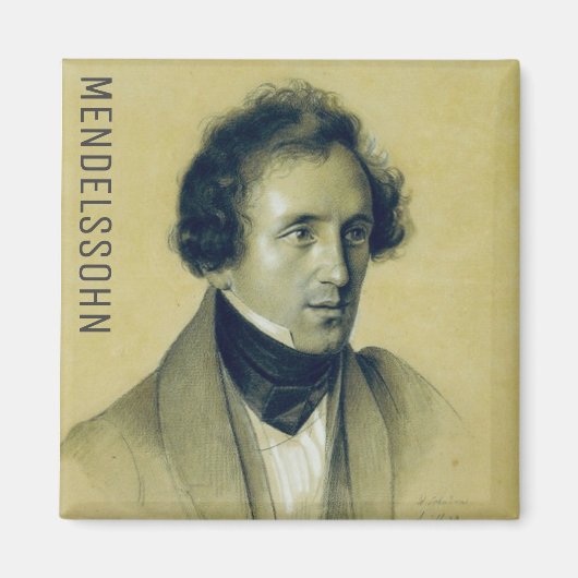 Felix Mendelssohn (1834) Magnet Magneet (Voorkant)